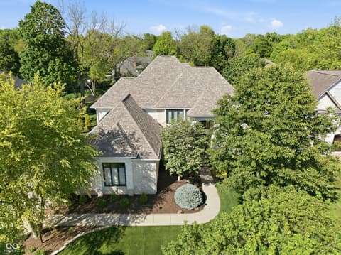 Aerial view at 5922 Fife Trail, Carmel, IN