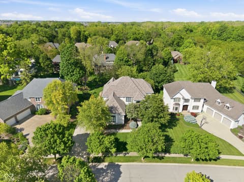 Aerial view at 5922 Fife Trail, Carmel, IN