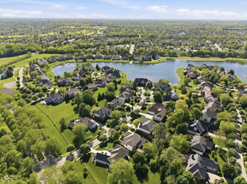Aerial view at 5922 Fife Trail, Carmel, IN