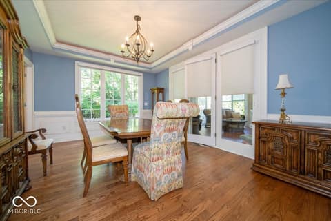 Dining room at 5424 Woodfield Drive N, Carmel, IN