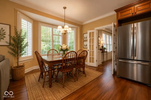 Breakfast Area — 5424 Woodfield Drive N, Carmel, IN