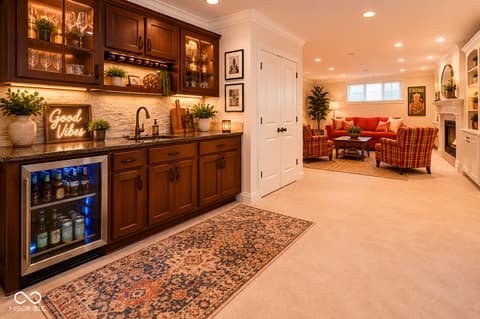 Basement at 5424 Woodfield Drive N, Carmel, IN