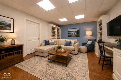 Bonus room at 5424 Woodfield Drive N, Carmel, IN