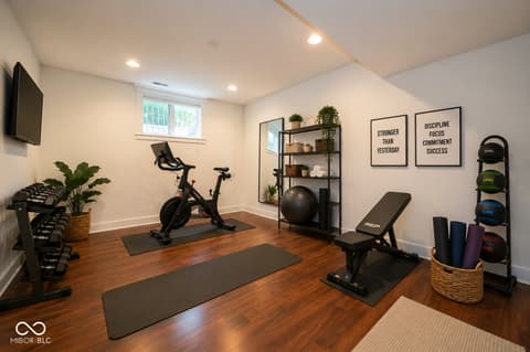 Exercise Room — 5424 Woodfield Drive N, Carmel, IN