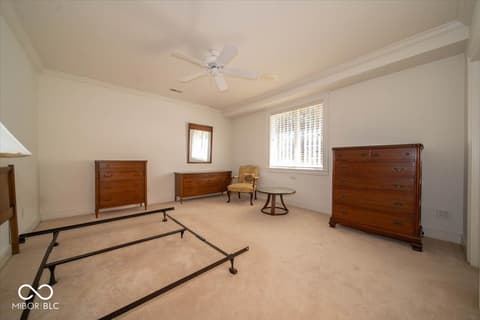 Bedroom at 5424 Woodfield Drive N, Carmel, IN