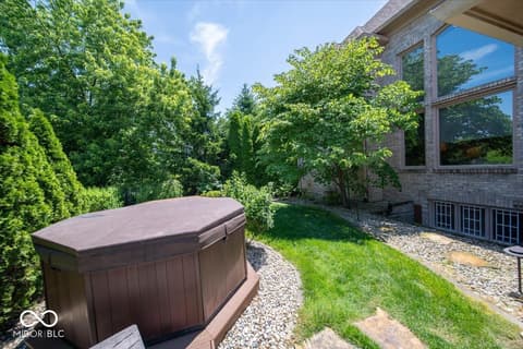 Yard at 5424 Woodfield Drive N, Carmel, IN