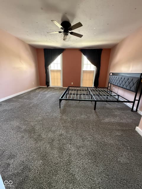 Primary bedroom at 147 S Franklin Street, Knightstown, IN