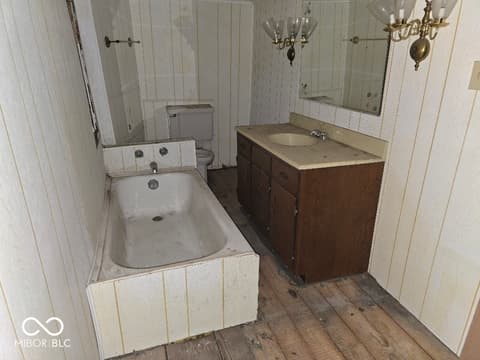 Bathroom at 1411 Locust Street, Anderson, IN
