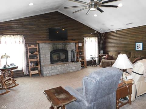 Living room at 3737 W Thomastown Road, Scottsburg, IN