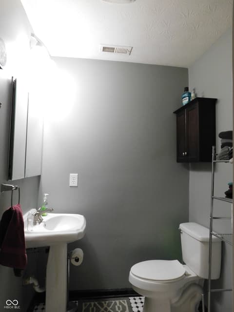 Bathroom at 3737 W Thomastown Road, Scottsburg, IN