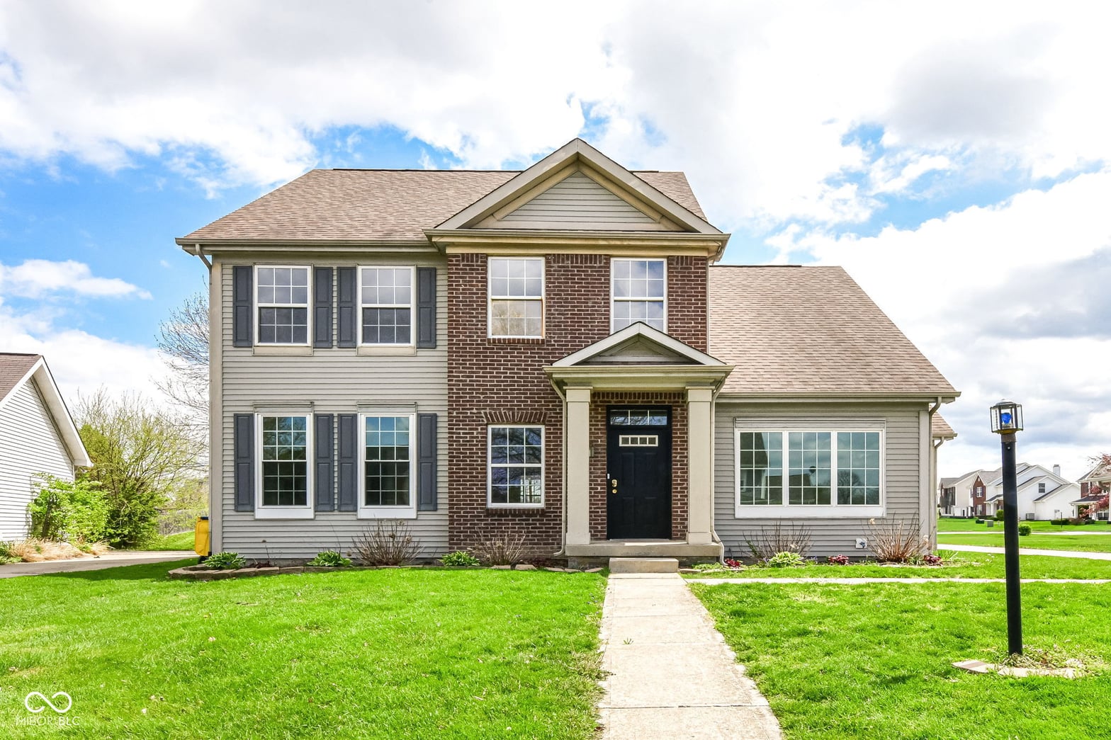 Front exterior at 5249 Hickory Lake Drive, Indianapolis, IN