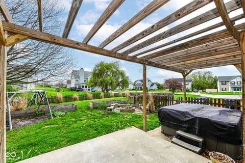 Outdoor living area at 5249 Hickory Lake Drive, Indianapolis, IN