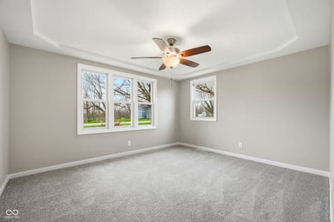 Primary bedroom at 414 S 1st Street, Lewisville, IN