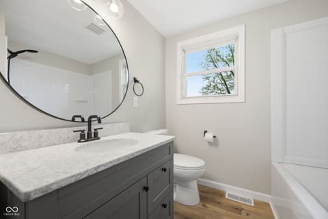 Bathroom at 414 S 1st Street, Lewisville, IN