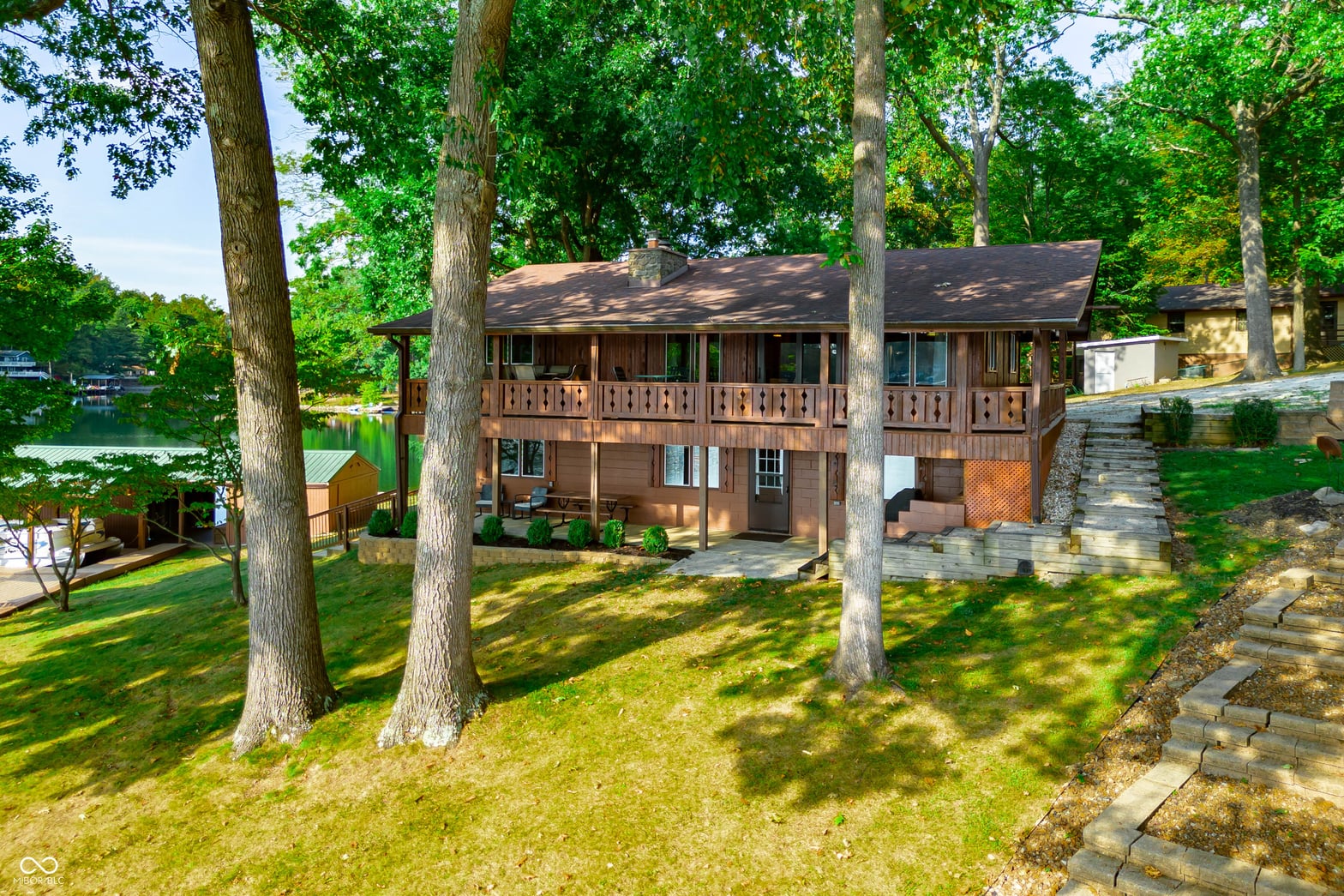 Front exterior at 7866 Nettle Drive, Nineveh, IN