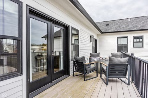 Outdoor living area at 13120 Broad Street, Carmel, IN