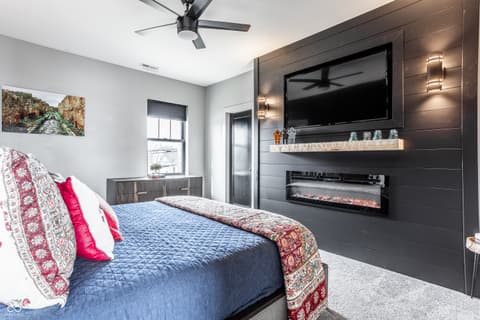 Primary bedroom at 13120 Broad Street, Carmel, IN