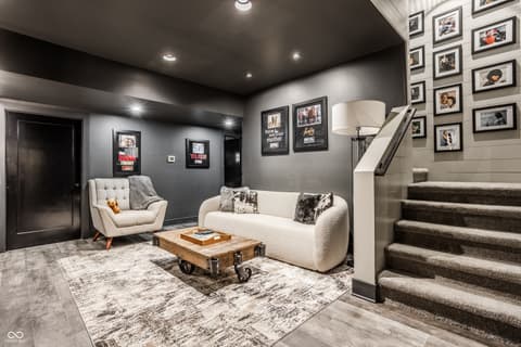 Family room at 13120 Broad Street, Carmel, IN