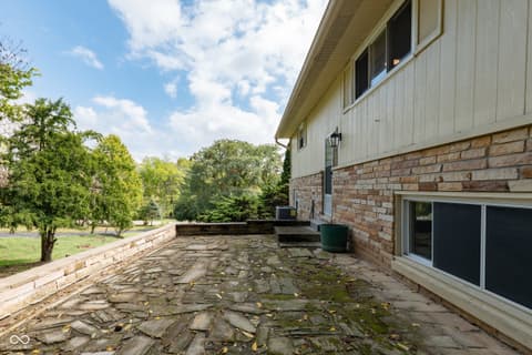 Outdoor living area at 6824 Sargent Road, Indianapolis, IN