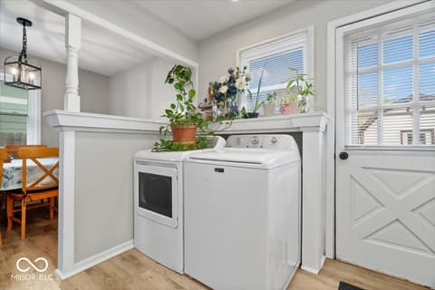 Laundry room at 3057 Dawson Street, Indianapolis, IN