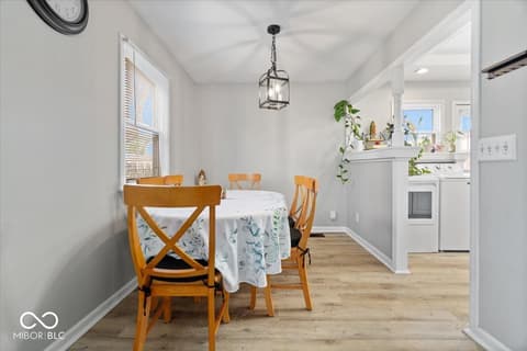 Dining room at 3057 Dawson Street, Indianapolis, IN