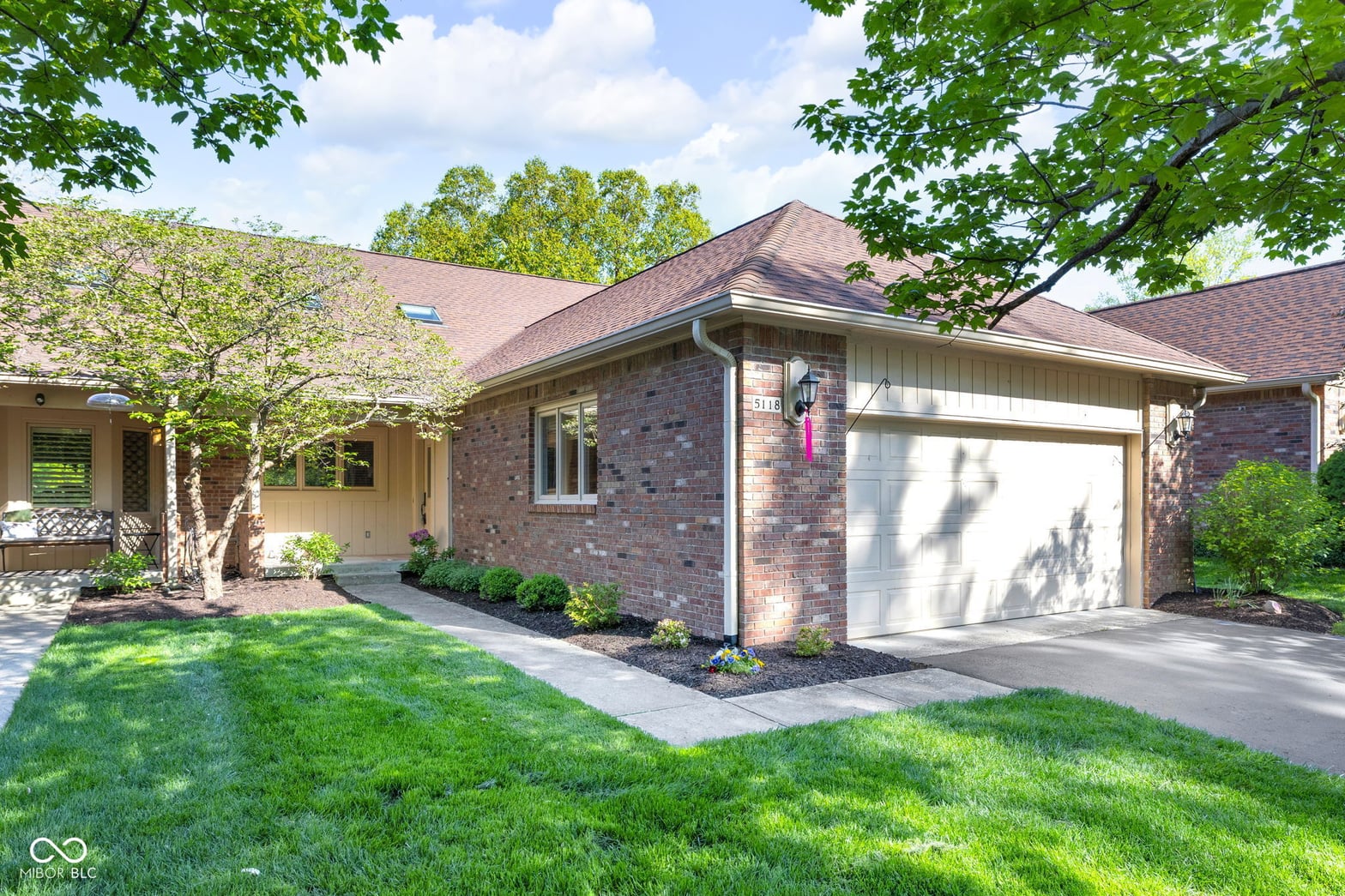 Front exterior at 5118 Boardwalk Place, Indianapolis, IN
