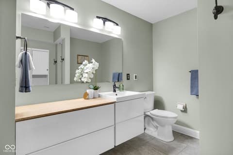 Primary bathroom at 5118 Boardwalk Place, Indianapolis, IN