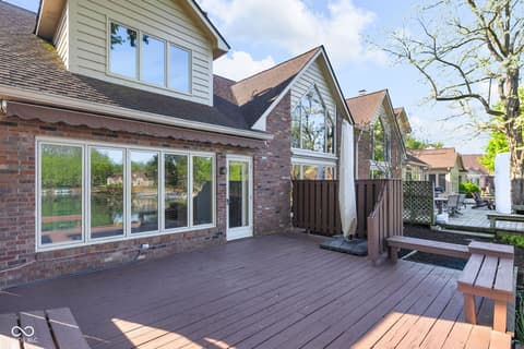 Outdoor living area at 5118 Boardwalk Place, Indianapolis, IN