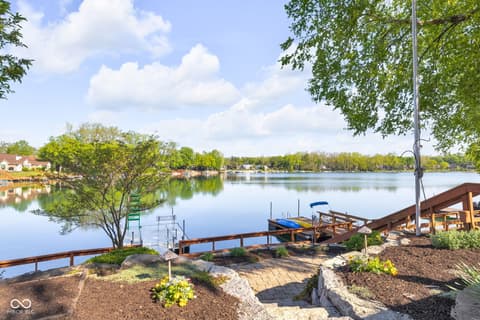 Outdoor living area at 5118 Boardwalk Place, Indianapolis, IN