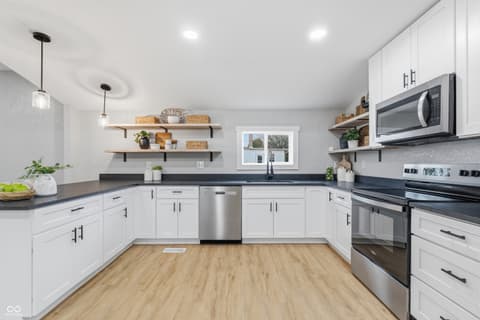 Kitchen at 350 S Broadway Street, Atlanta, IN