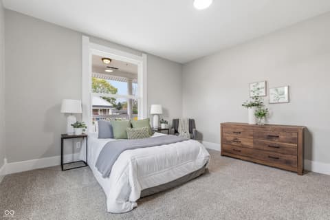 Primary bedroom at 350 S Broadway Street, Atlanta, IN