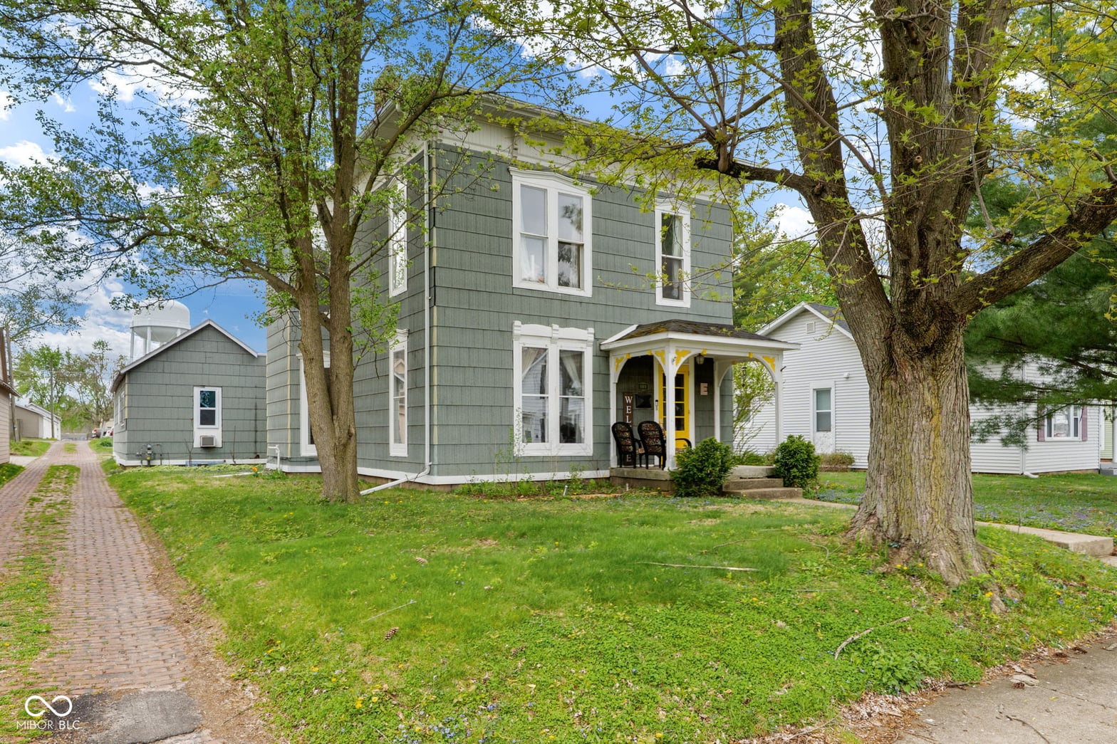 Front exterior at 409 E Jefferson Street, Crawfordsville, IN