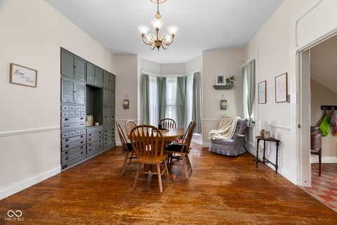 Dining room at 409 E Jefferson Street, Crawfordsville, IN