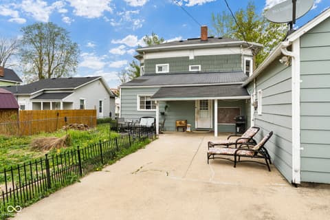 Backyard at 409 E Jefferson Street, Crawfordsville, IN