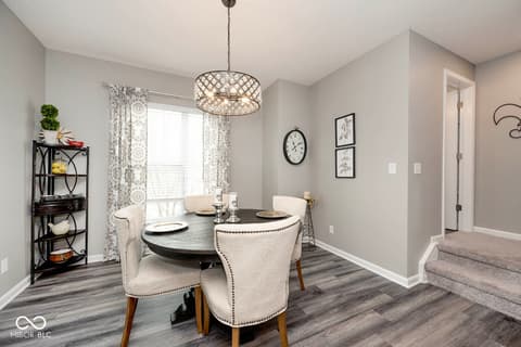 Dining room at 2919 Kirkbride Way, Indianapolis, IN