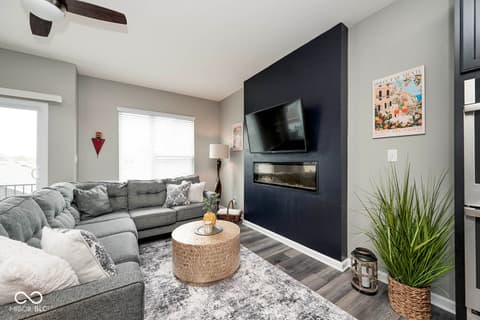 Living room at 2919 Kirkbride Way, Indianapolis, IN