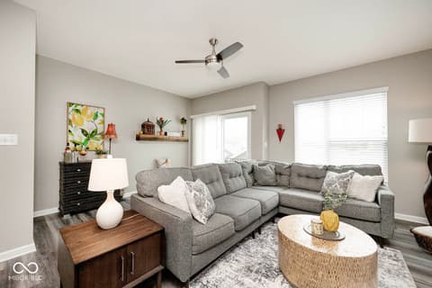 Living room at 2919 Kirkbride Way, Indianapolis, IN