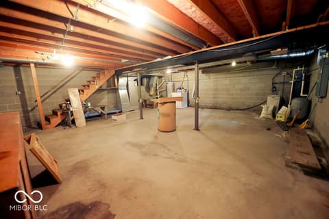 Basement at 1221 S Poplar Street, Seymour, IN