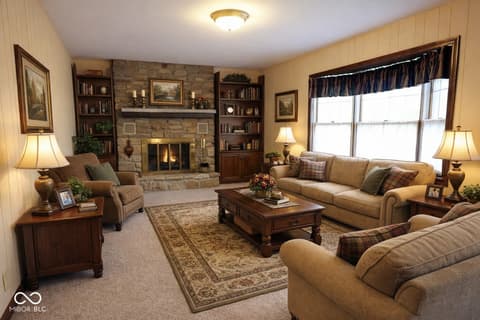Family room at 1221 S Poplar Street, Seymour, IN