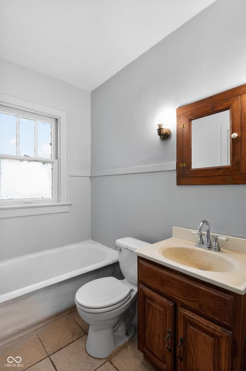Bathroom at 145 S Bancroft Street, Indianapolis, IN