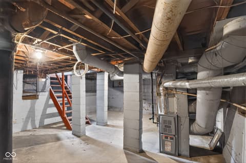 Basement at 145 S Bancroft Street, Indianapolis, IN