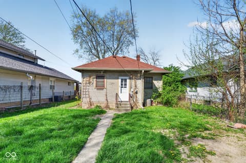 Backyard at 145 S Bancroft Street, Indianapolis, IN