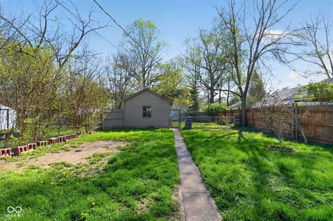 Yard at 145 S Bancroft Street, Indianapolis, IN