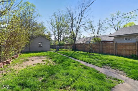 Yard at 145 S Bancroft Street, Indianapolis, IN