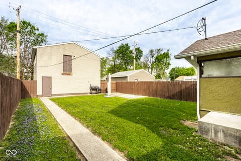 Yard at 1832 N Harding Street, Indianapolis, IN