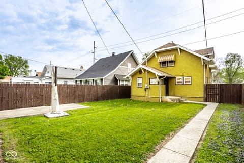 Backyard at 1832 N Harding Street, Indianapolis, IN
