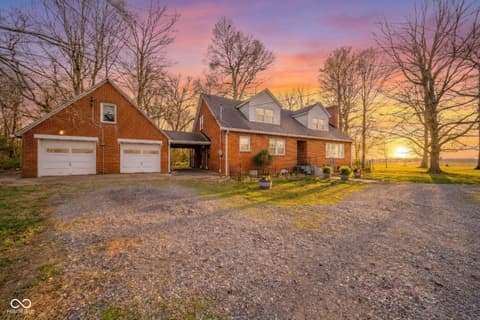 Front exterior at 11910 S County Road 800 W, Daleville, IN