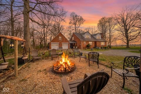 Yard at 11910 S County Road 800 W, Daleville, IN