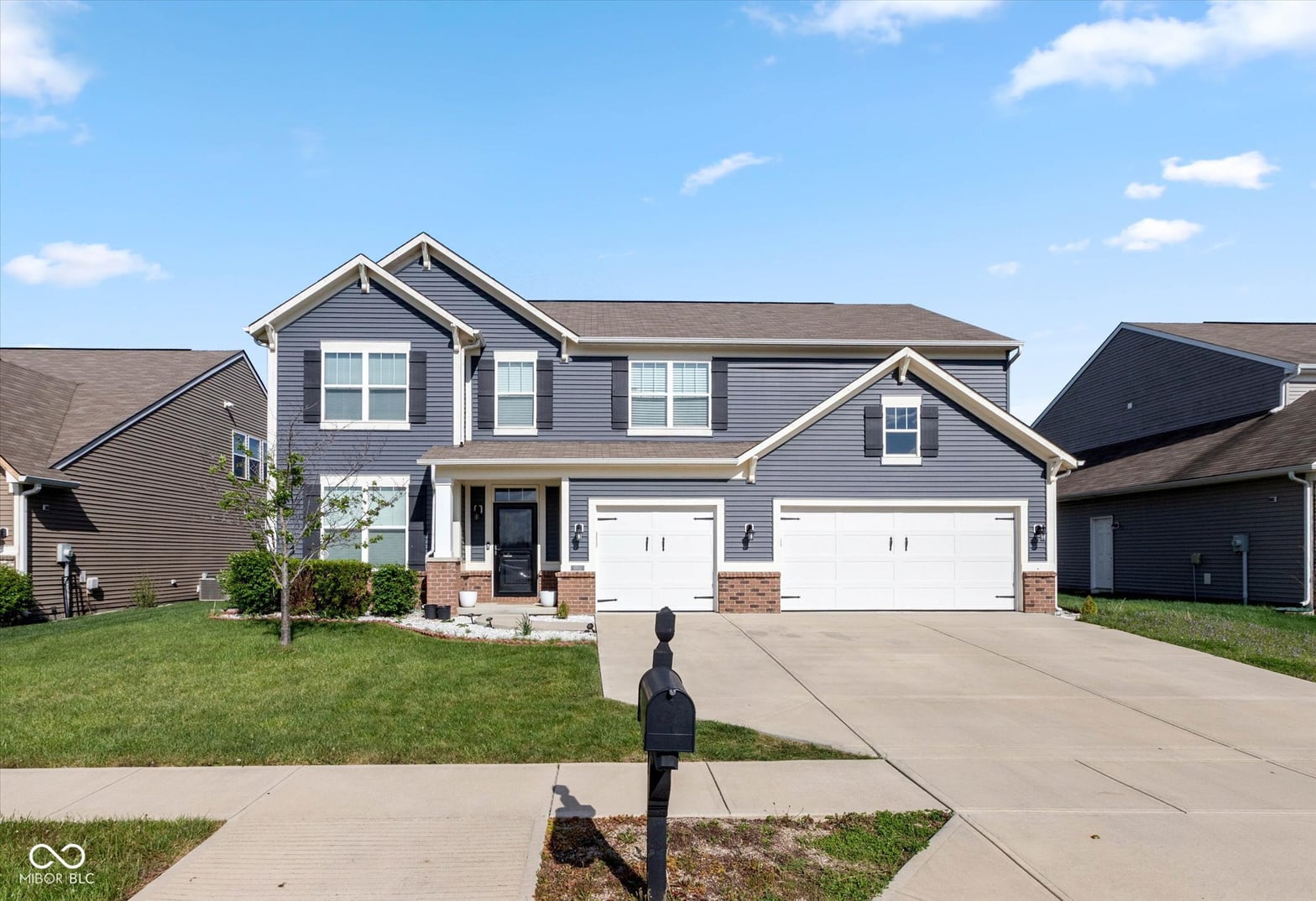 Front exterior at 4501 Goose Rock Drive, Indianapolis, IN