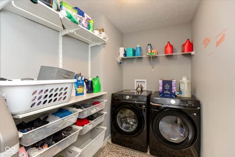 Laundry room at 4501 Goose Rock Drive, Indianapolis, IN